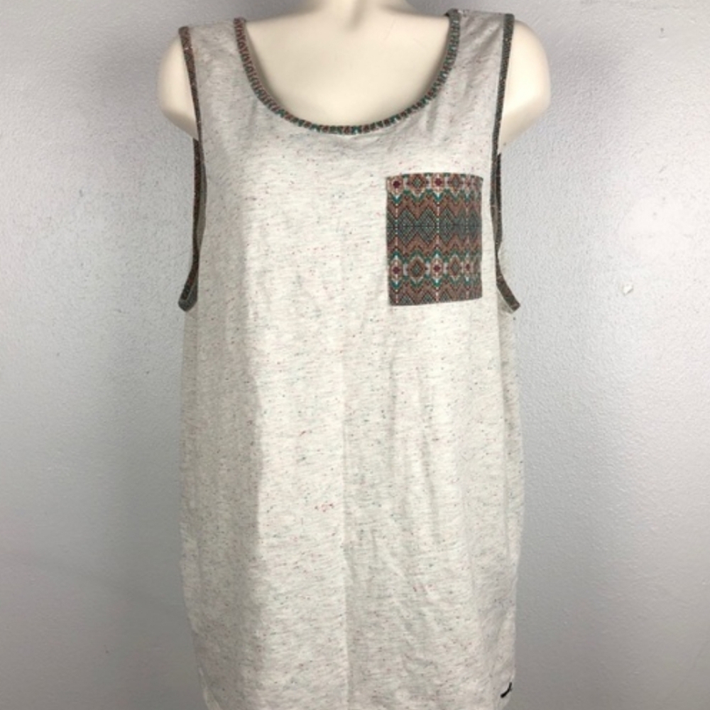 ON THE BYAS Aztec Pocket Tank Top
